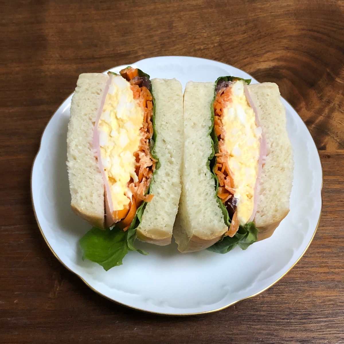 おもてなしに キャロットラペ入り卵サラダハムサンド レシピ 作り方 By ちぃころ 楽天レシピ おもてなしに キャロットラペ入り卵サラダハムサンド レシピ 作り方 By ちぃころ 楽天レシピ